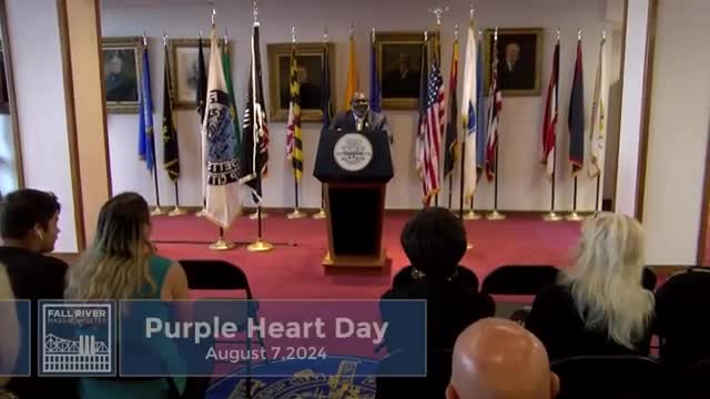 Fall River honors heroes on National Purple Heart Day