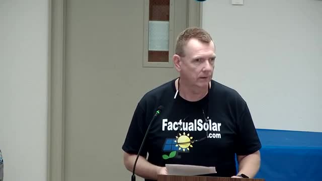Residents Rally Against Proposed Solar Energy Ban