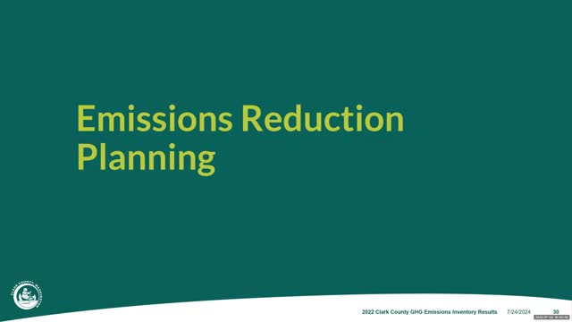 Clark County launches ambitious plan to cut emissions