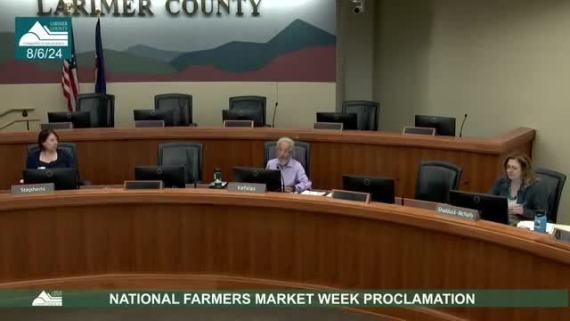 Larimer County proclaims Farmers Market Week to boost local economy