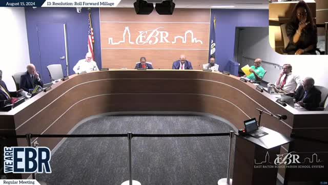 East Baton Rouge board debates crucial tax funding for schools