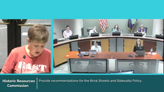 Community fights to preserve historic brick sidewalks