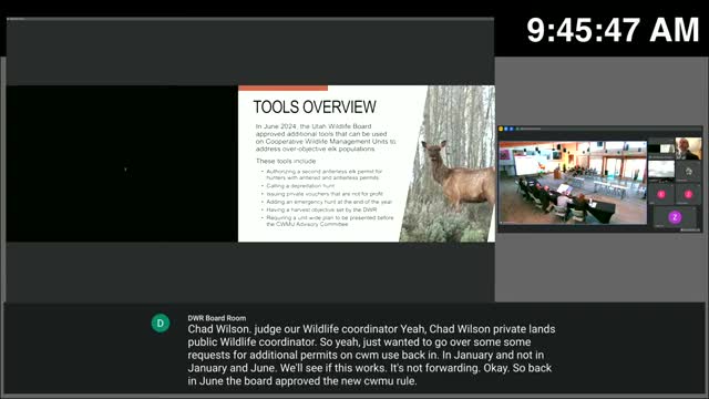 Wildlife Board Approves Emergency Elk Hunt for Overpopulated Units