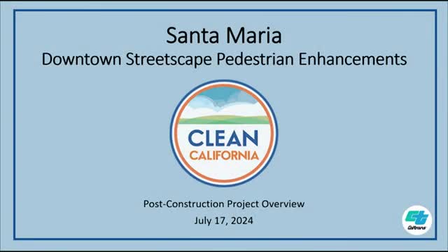 Santa Maria launches ambitious downtown beautification project