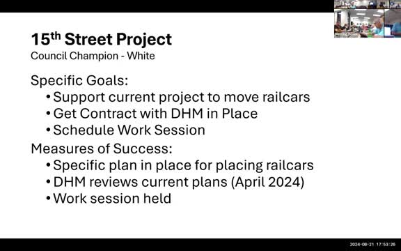 Council debates future of historic rail project amid delays