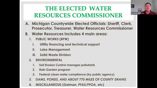 Michigan's Unique Water Commissioner Tackles Pollution Challenges