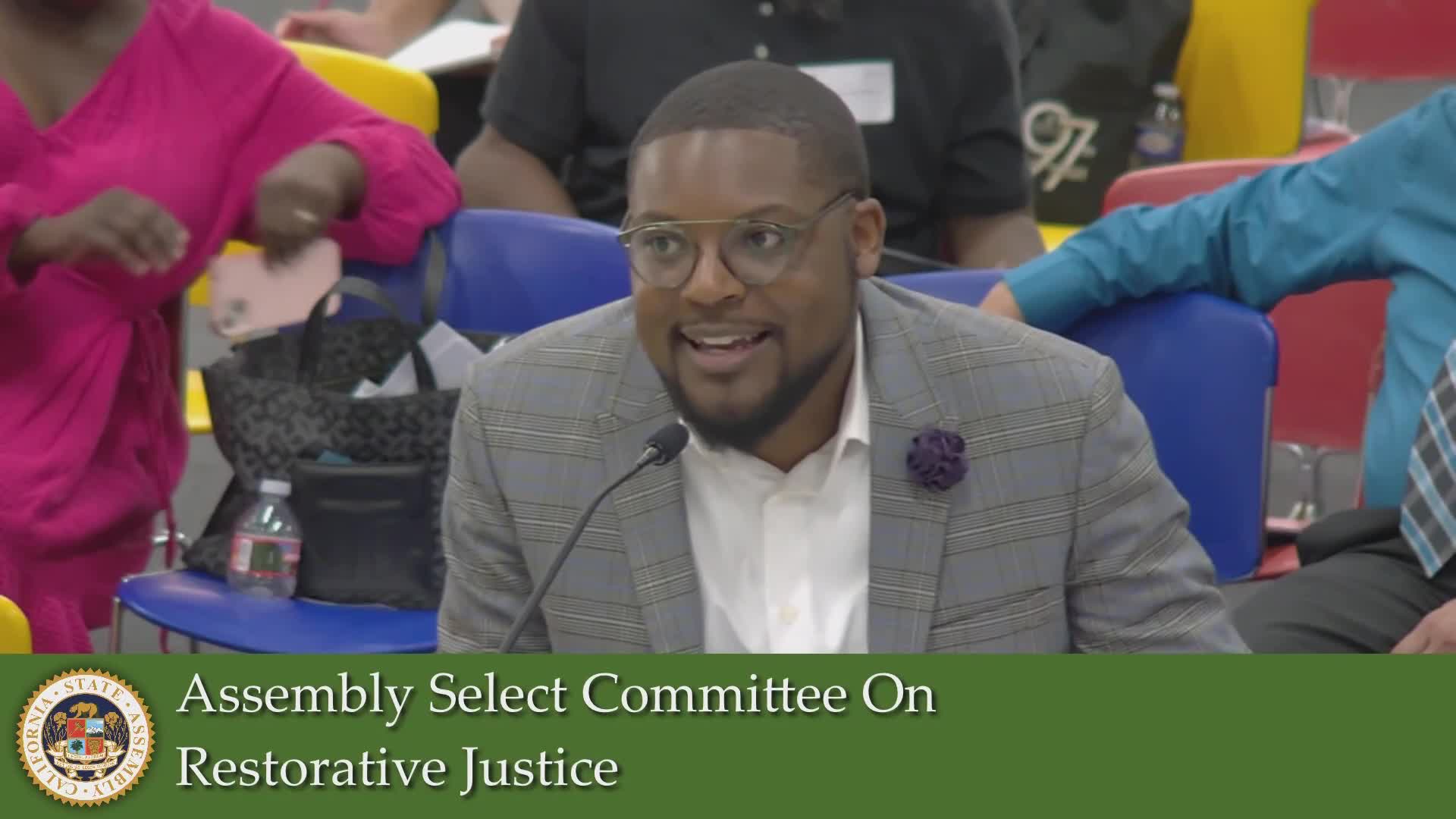 Community leader calls for restorative justice to save lives