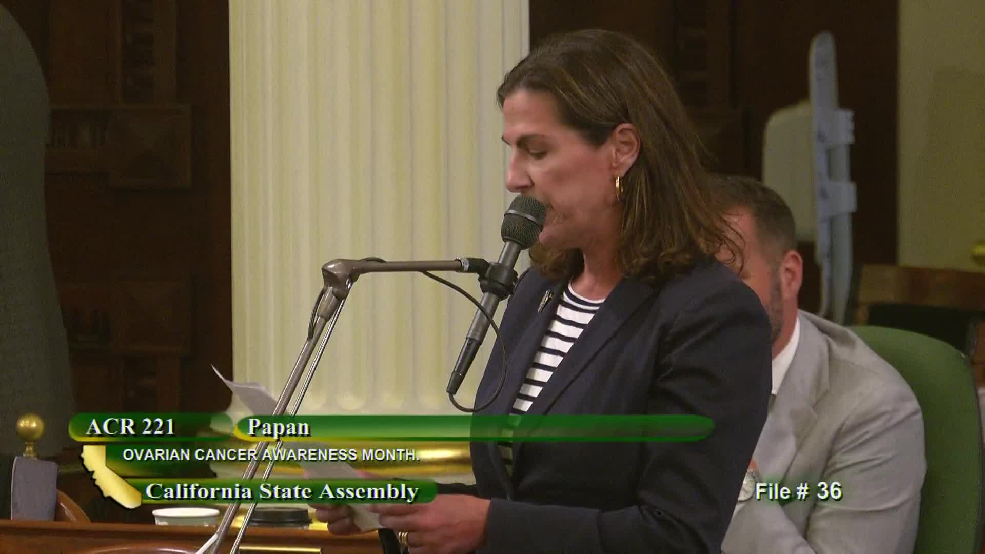California Assembly Takes Stand Against Ovarian Cancer