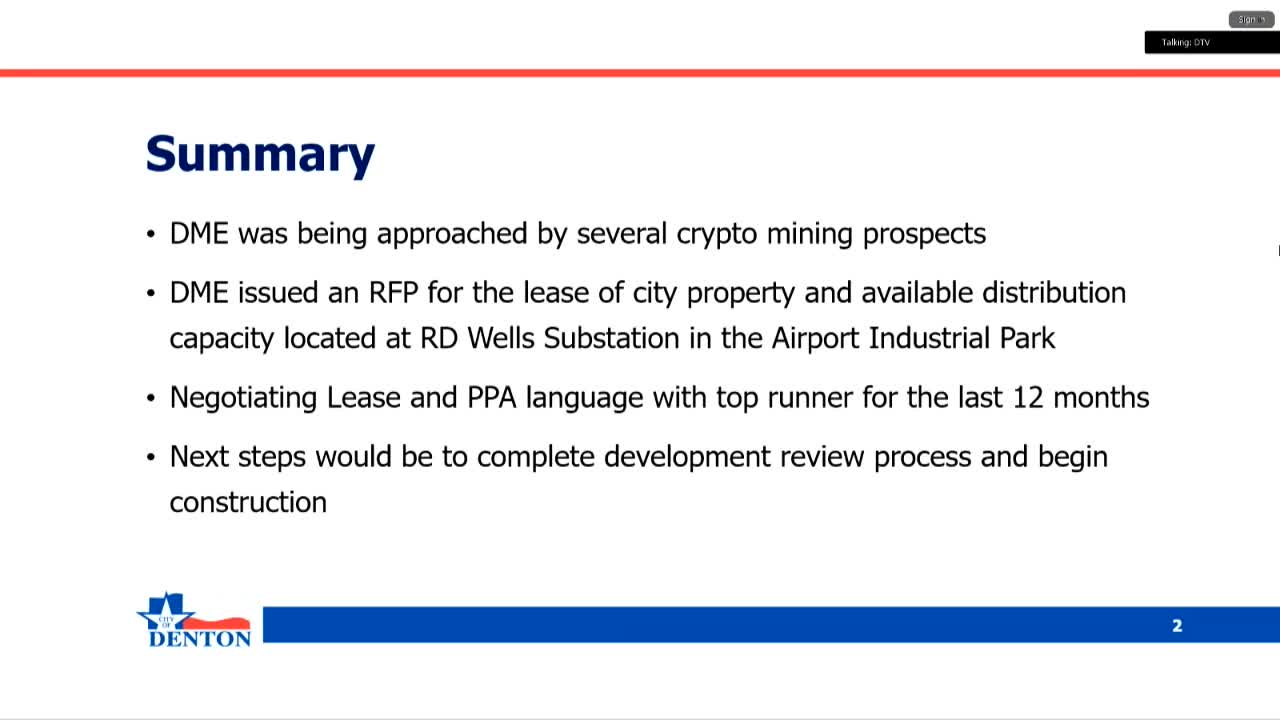Denton moves forward with groundbreaking Bitcoin data center project