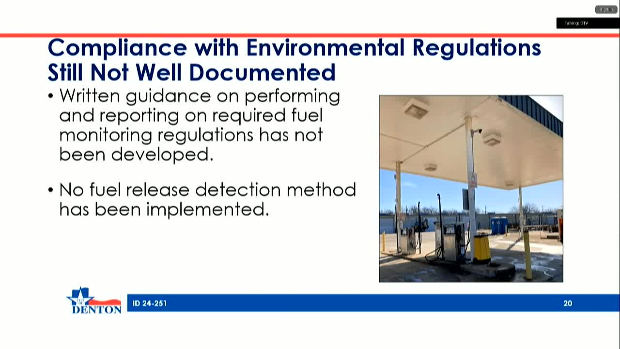 City audit reveals major flaws in fuel card program