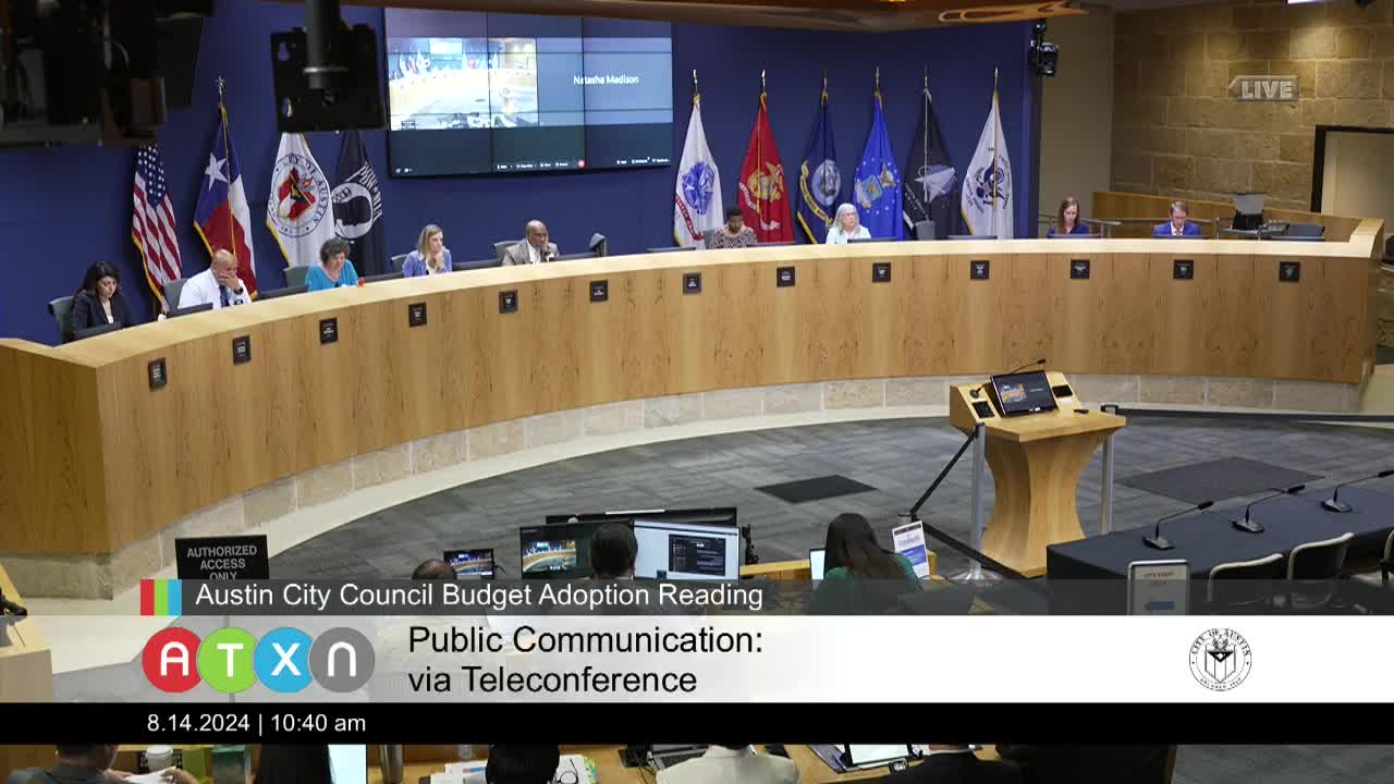 City Council Faces Urgent Calls for Family and Health Support