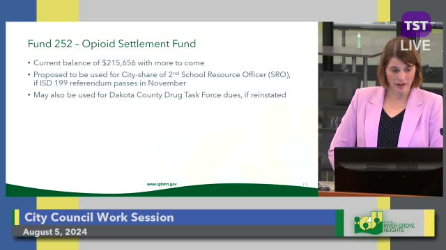 City plans to use opioid settlement funds for school safety