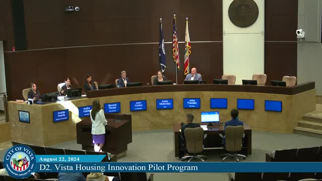 City of Vista pioneers innovative shared housing initiative
