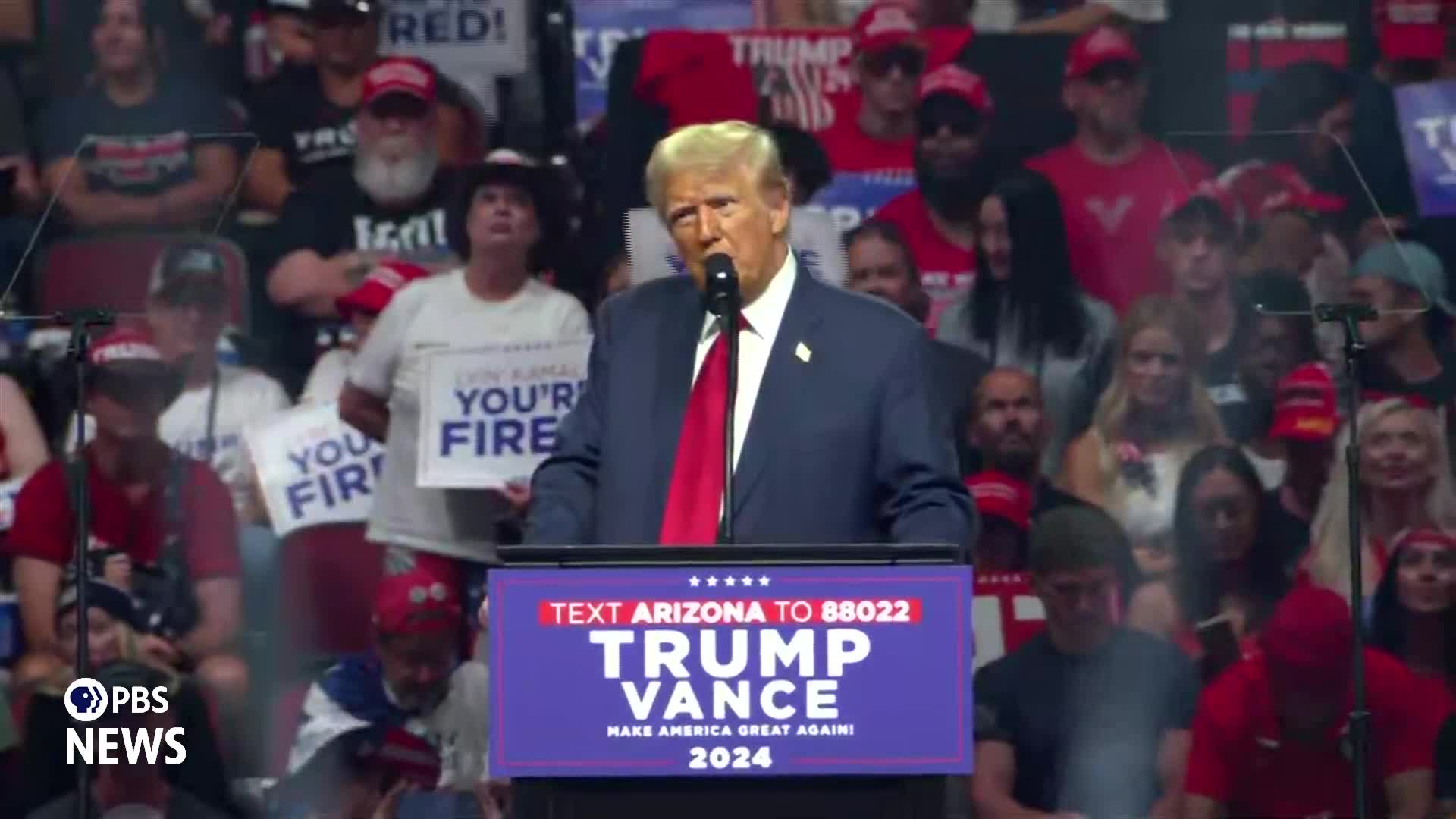 Trump blames Kamala Harris for migrant crime wave