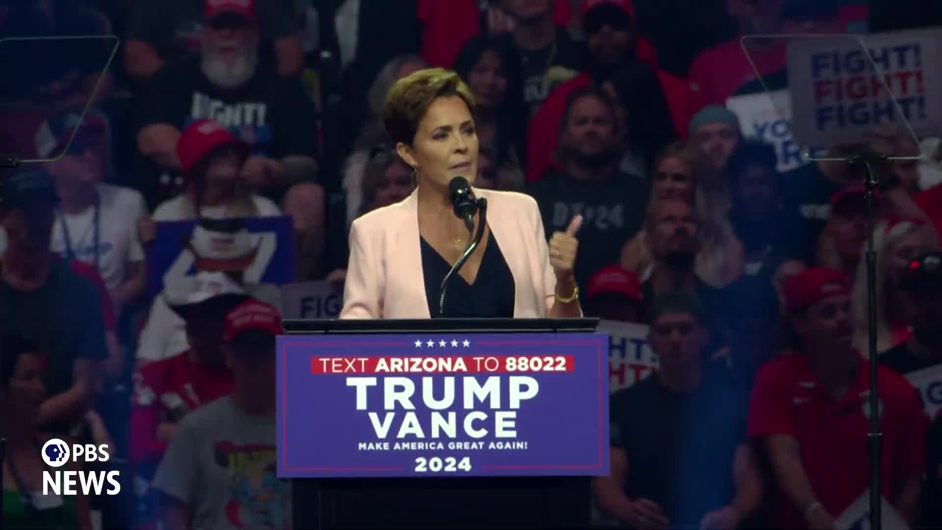 Trump and Lake rally Arizona for America First agenda