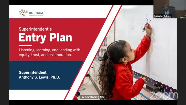 New superintendent outlines ambitious 100 day action plan