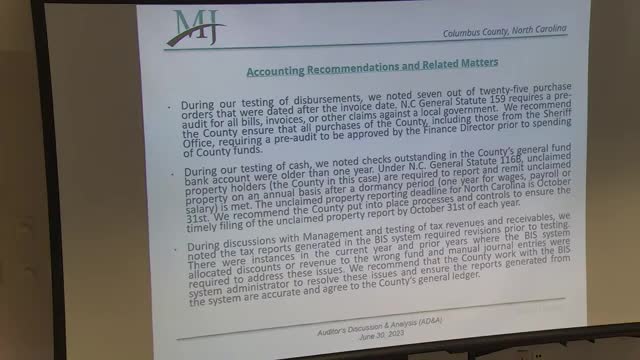 County finances under scrutiny as audit reveals major issues