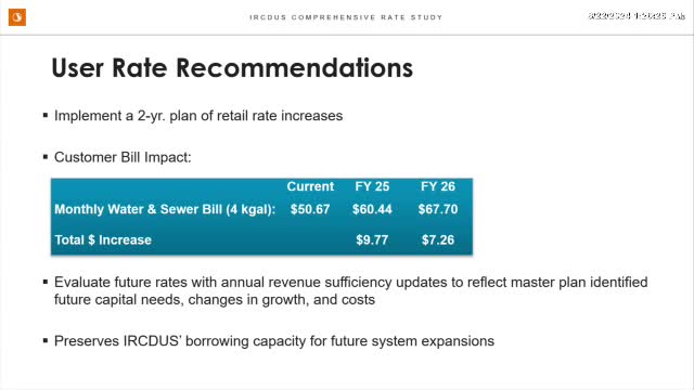 Water rate plan promises lowest bills despite inflation pressures