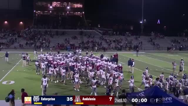 Enterprise dominates Andalusia in decisive football victory