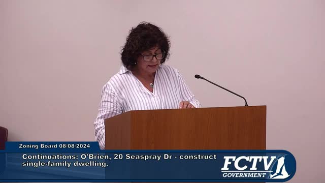 Neighbors rally against oversized home proposal in Falmouth