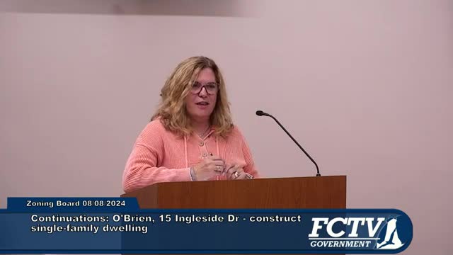 Residents voice fierce opposition to oversized house proposal