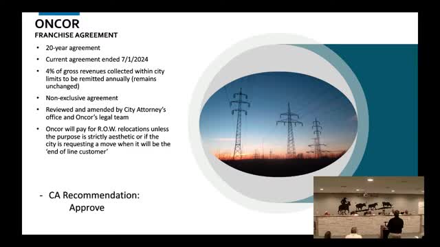 Utility Franchise Agreement Sparks Controversy Over 20 Year Lock-In