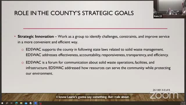 County leaders push for ambitious recycling goals