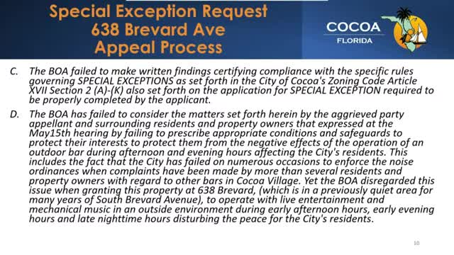 Cocoa Village bar proposal sparks community debate over noise concerns