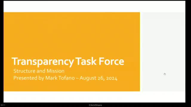 Town proposes groundbreaking transparency task force for public records