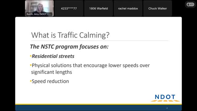 Traffic calming initiative aims to save lives on streets