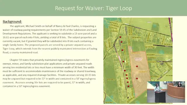 Proposal to Subdivide Land Sparks Community Concerns