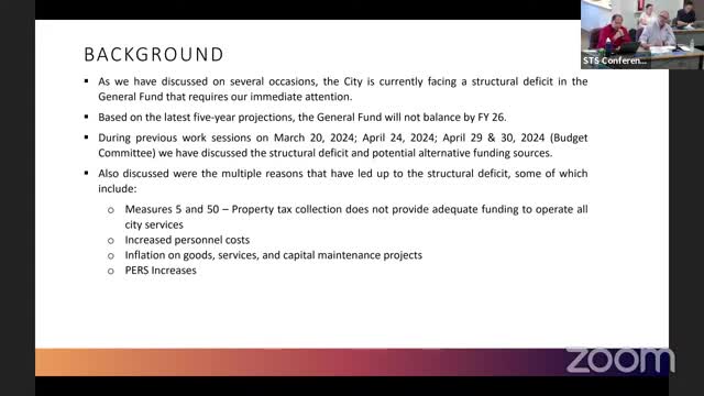 City faces budget crisis as expenses outpace revenue