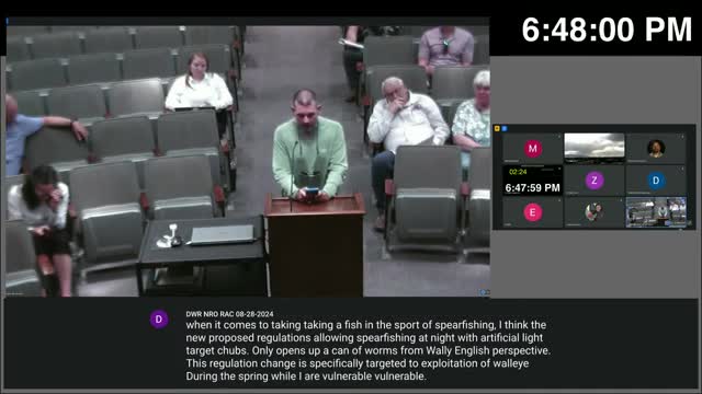 Fishermen rally against controversial night spearfishing regulations