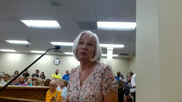 Residents rally against proposed truck stop development