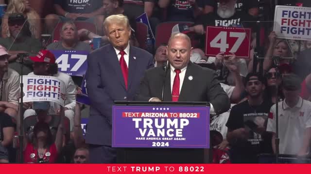 Trump vows to restore America and secure borders