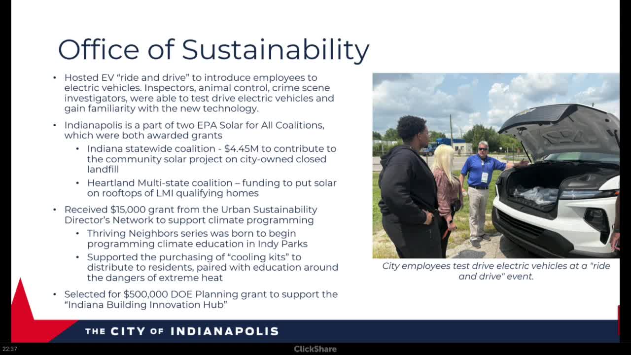 Indianapolis secures over 100 million for solar initiatives