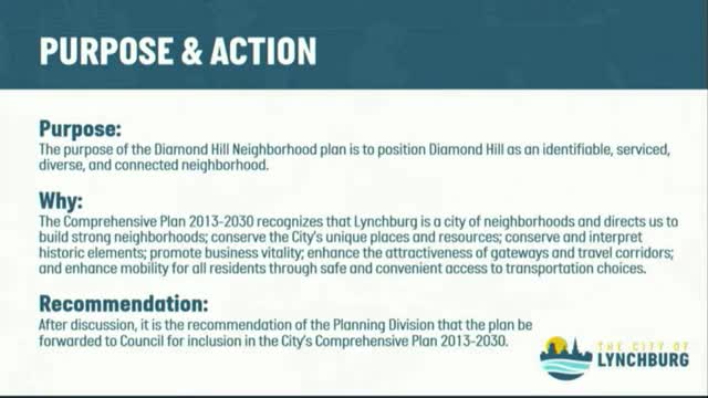 Lynchburg proposes transformative plan for Diamond Hill neighborhood