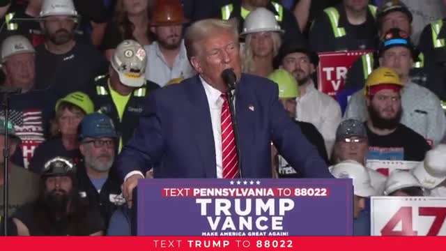 Trump vows to reclaim America and fire Kamala Harris