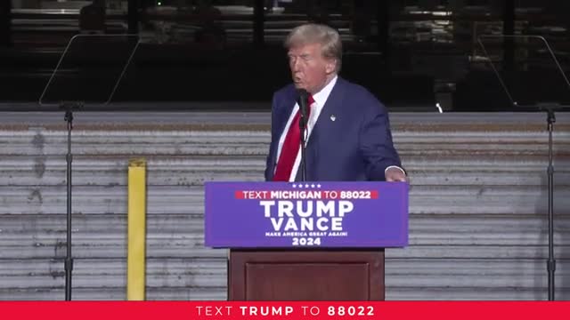 Trump vows to restore American prosperity and security