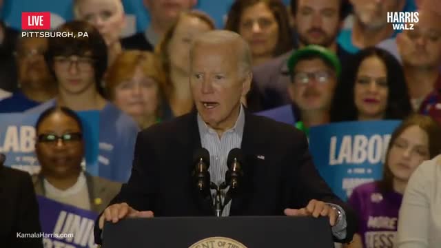 Biden champions Kamala Harris as future leader of America