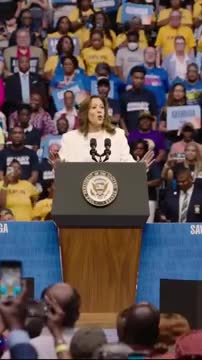 Kamala Harris vows to fight for America's future