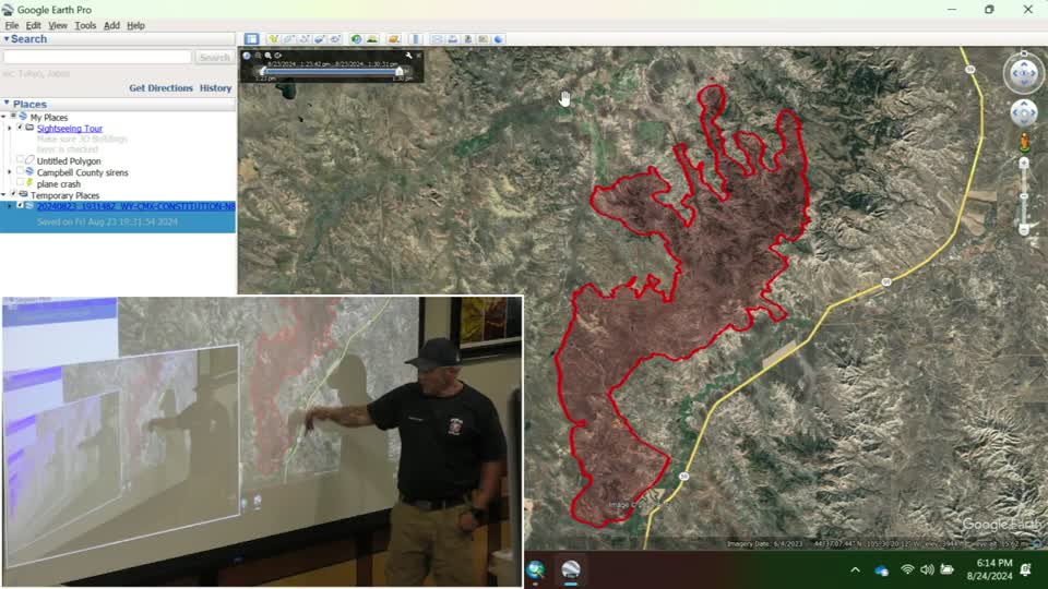 Firefighters Battle Intense Blaze Amid High Winds and Evacuations