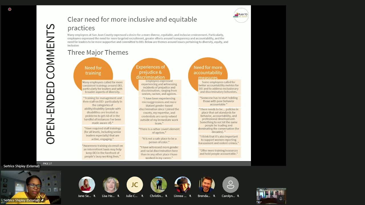 Focus groups reveal deep-rooted sexism and accountability issues