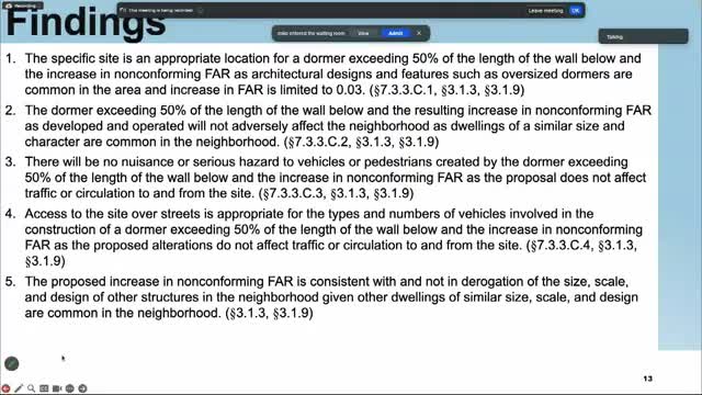 Council approves controversial oversized dormer project
