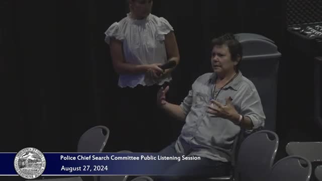 Community calls for diverse candidates in police chief search