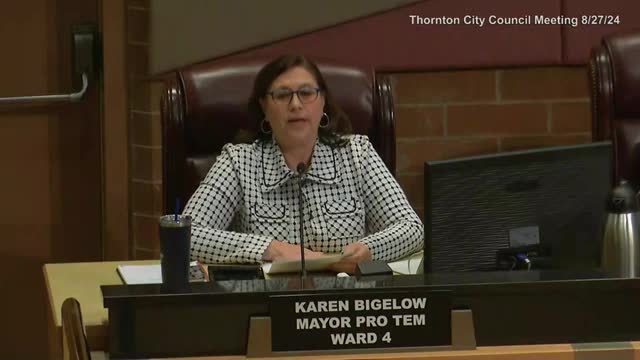 Thornton makes history with first female city manager