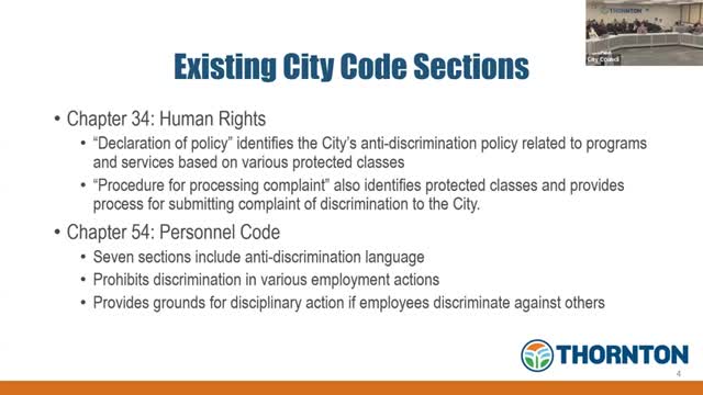 City Council Moves to Modernize Anti-Discrimination Code