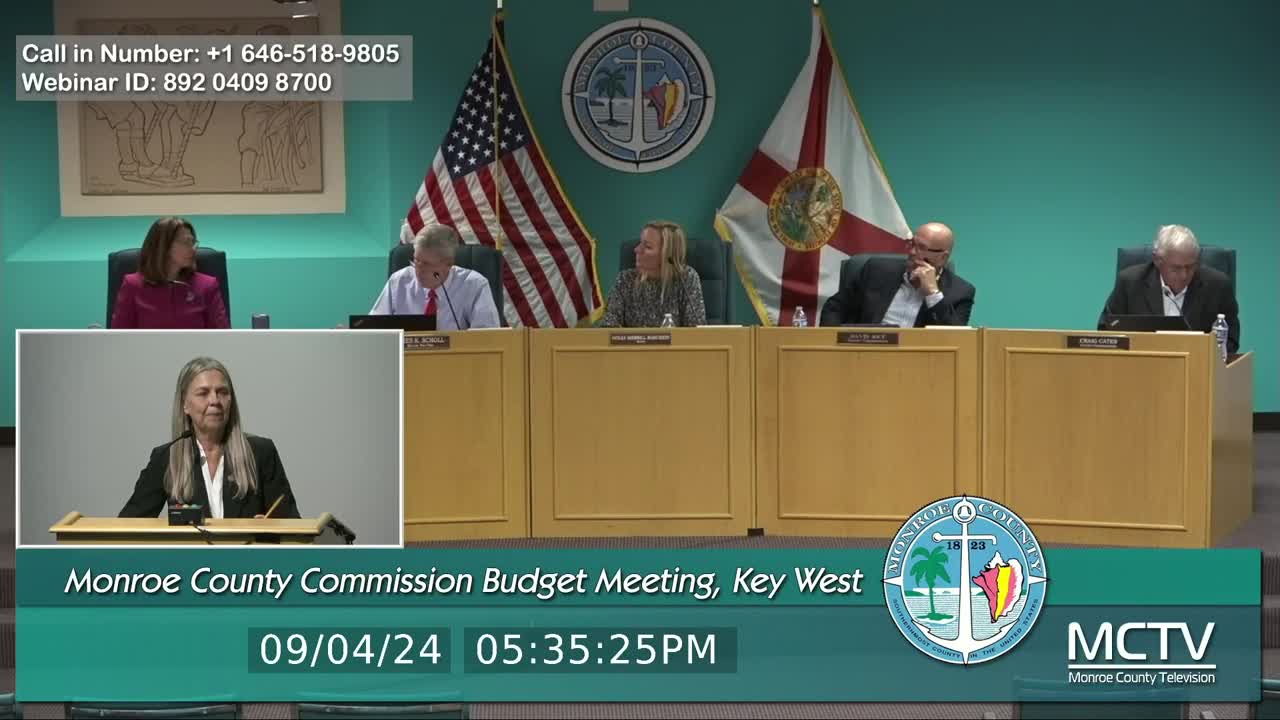 Budget hearing reveals ambitious plans for Key West projects
