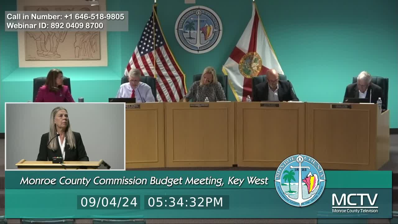 Budget hearing reveals ambitious plans for Key West projects