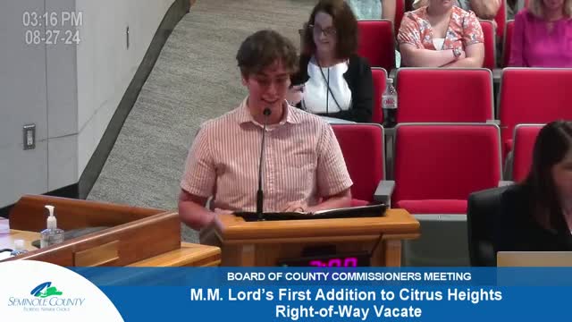 Residents rally for road vacation to protect families